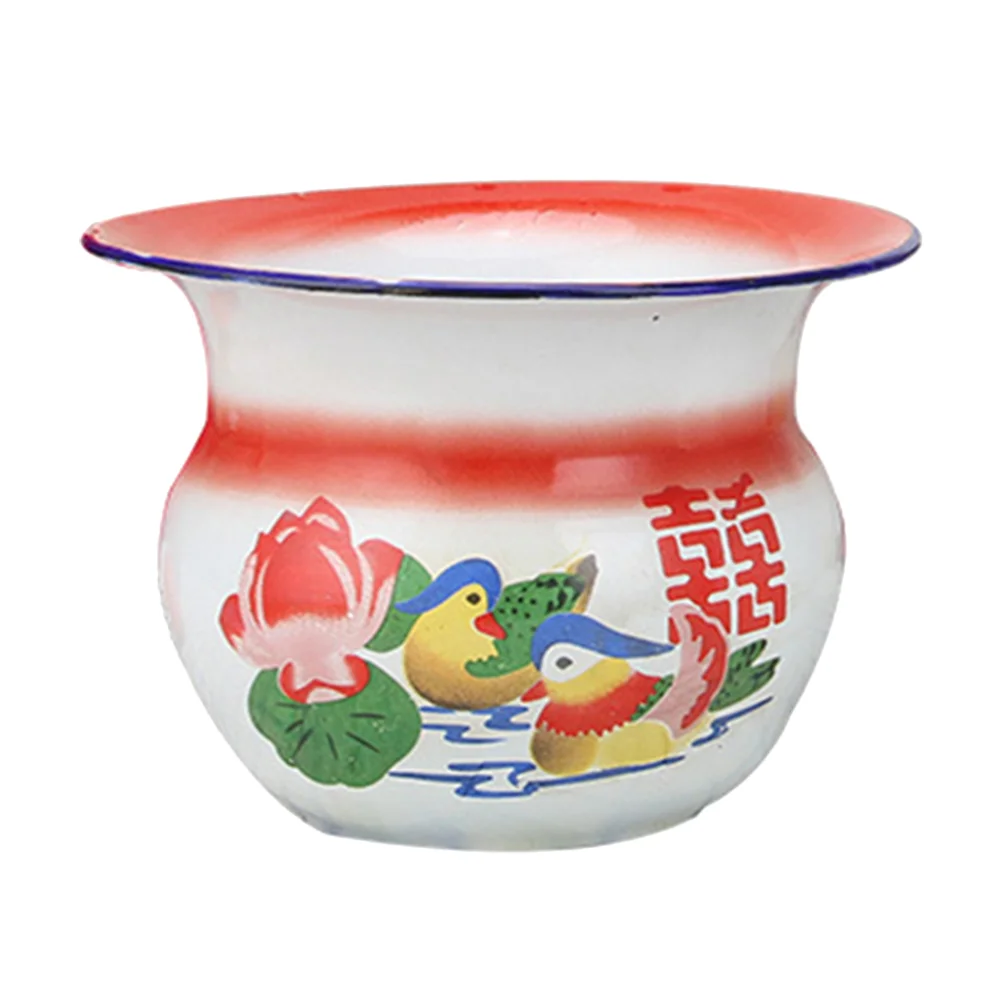 

1Pc Persimmon Shape Spittoon Old-fashioned Chamber Bucket for Kids Old People