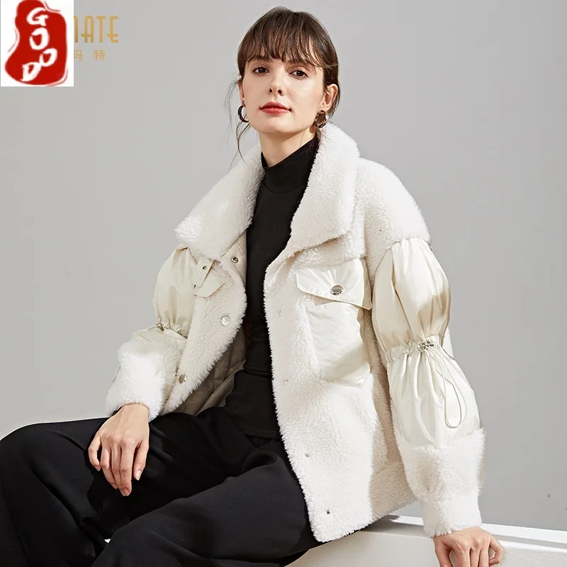 

Women's Down Jacket Costumes Winter Clothes Women 2021 Wool Coat Female Autumn Parkas Velvet Womenswear Mujer Chaqueta LXR267