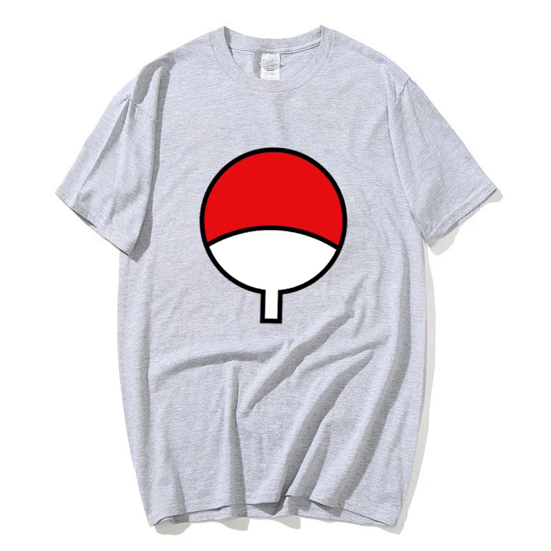 Мужская футболка Наруто Лето Харадзюку крутая унисекс с коротким рукавом