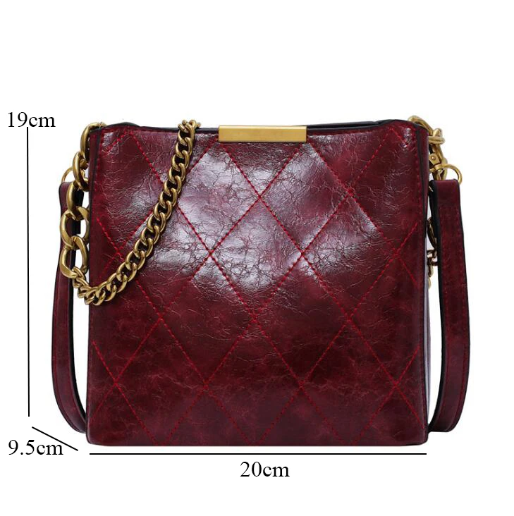 Качественная сумка-мешок из искусственной кожи для женщин 2019 маленькая