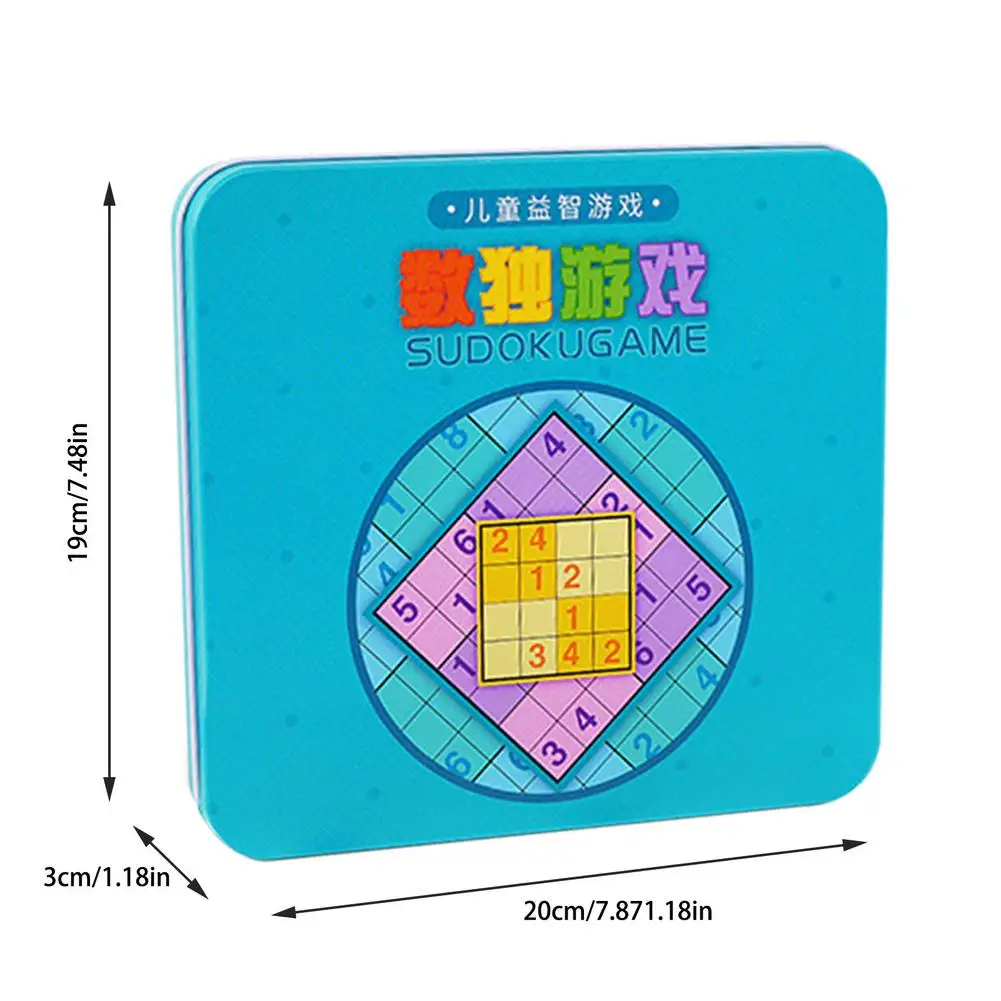 

Magnetic Sudoku Game Children's multi-functional 4/6 Palace Grid Puzzle Thinking Training Gift Educational Toys