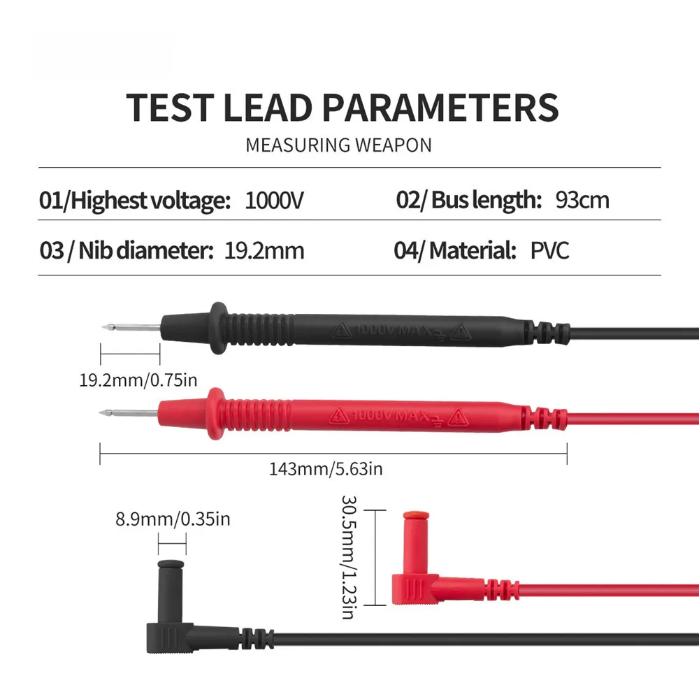Цифровой мультиметр-зажим ST201 измеритель переменного/постоянного тока