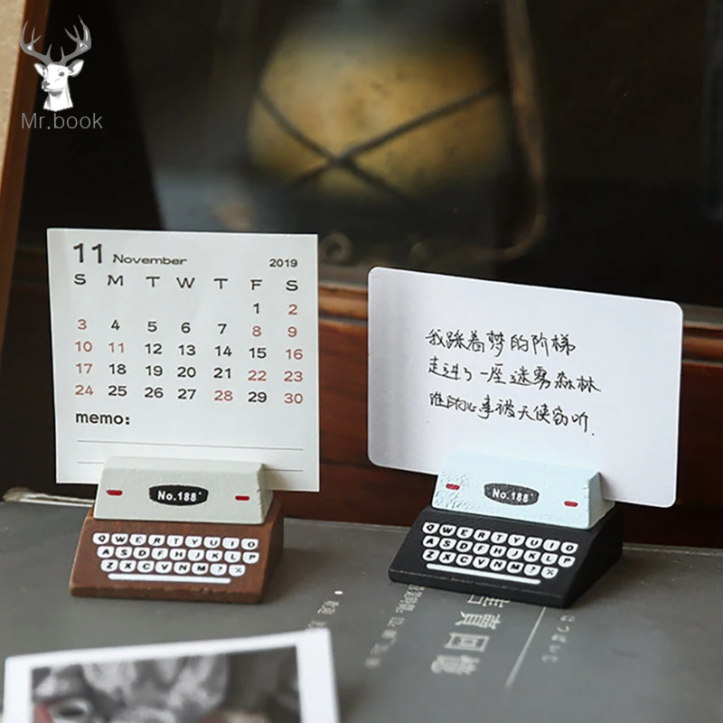 Милые зажимы для записей в форме мини-принтера держатель фотографий и визиток