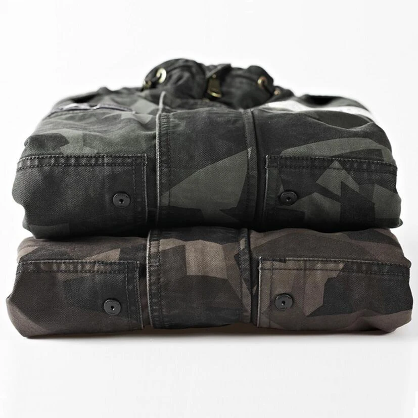 HALACOOD новая брендовая модная военная куртка Мужская Осенняя хлопковая армейская