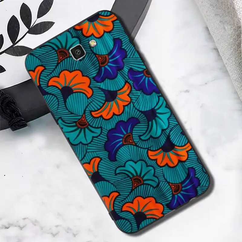

FHNBLJ African style fabric print Phone Case for Samsung J4 plus J2prime J5 J6 plus 2016 J7 8 core 2017