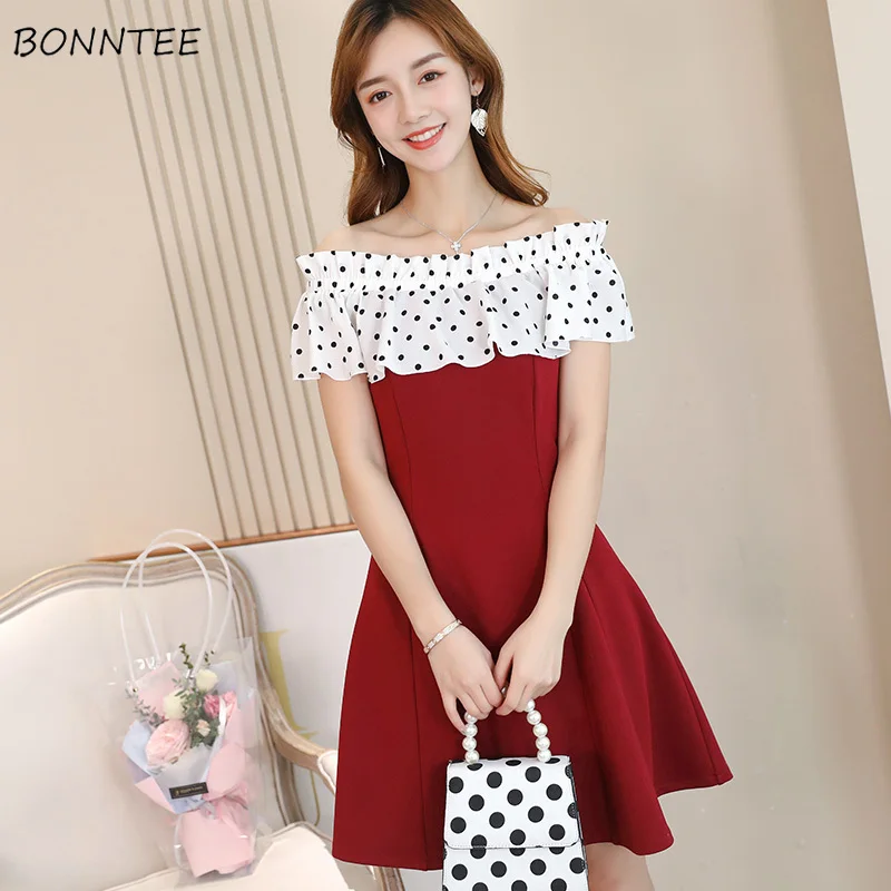 Платье женское с коротким рукавом Элегантная Модная приталенная универсальная