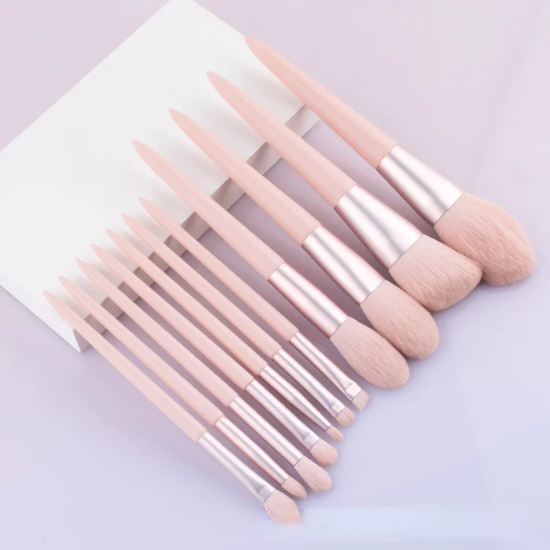 

YXN Pro 11Pcs Makeup Brushes Set Face Eye Shadow Foundation Powder Eyeliner Eyelash Lip Make Up Brush Beauty Tool With PU bag