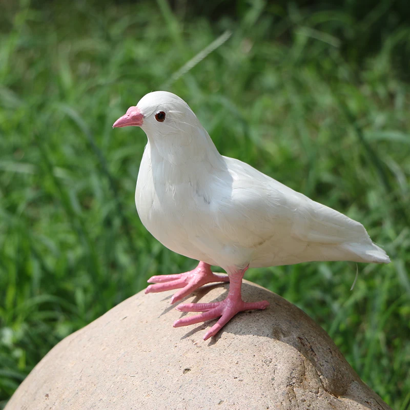 Имитация пера модель голубей искусственная имитация реалистичное животное