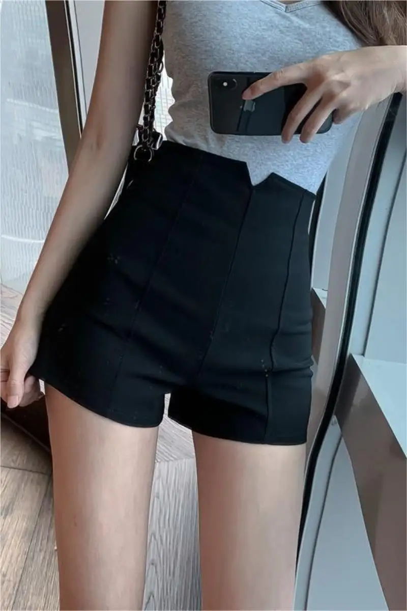 

Casual spring and summer shorts for outer wear missing pants wide leg women's underlay anti light safety Pants Large women's