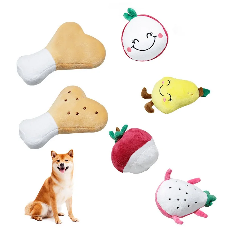 

Новые игрушки для домашних животных, собачья пищалка, плюшевые жевательные игрушки для собак, игрушки, устойчивые к укусам, игрушки для собак