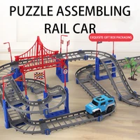 variety thomas assembled electric high speed rail car childrens educational toys diy assembling multi layered track thomas