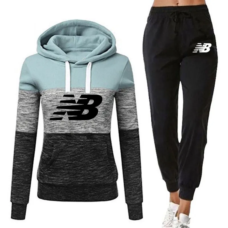 

Women Sets Fashion Sportswear Tracksuits Sets Men Clothes gyms Hoodies+Pants Sets casual Outwear sports Suits Female Hoodies