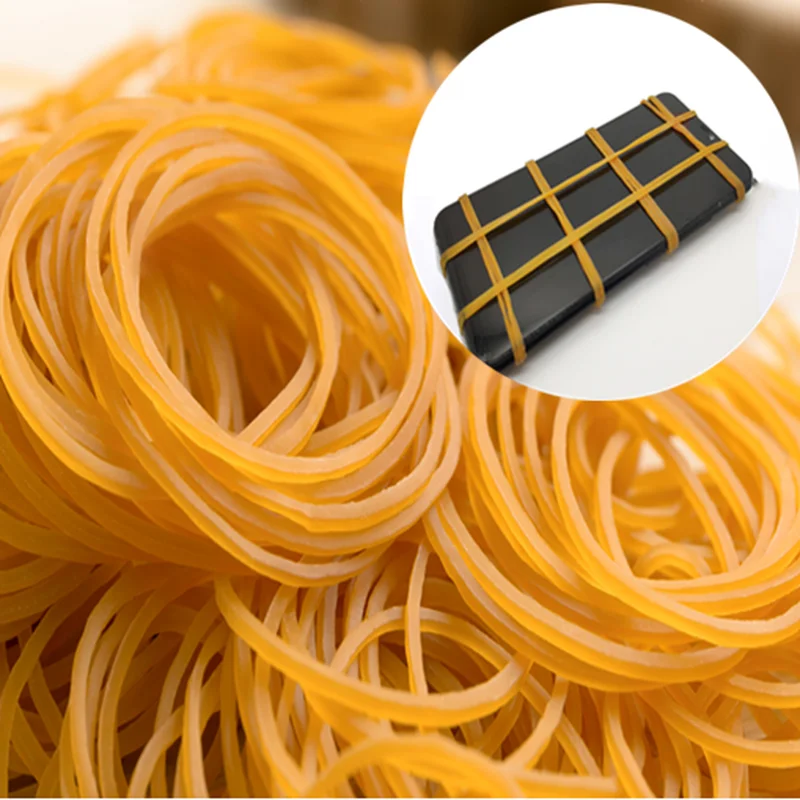 

Elastic Rubber Bands Fasteners Elastic Bands Used for Office School Stationery Supplies Stretchable Sturdy Rubber Elastics Bands