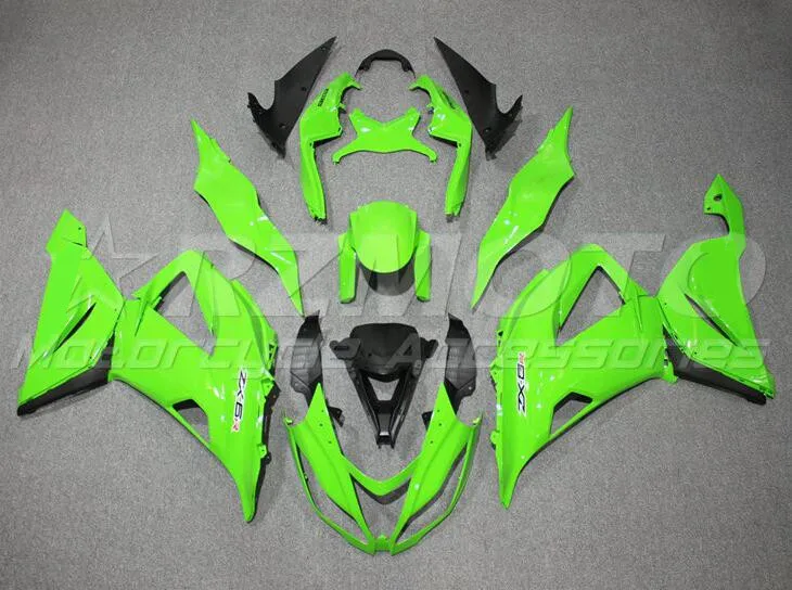 

Литьевая пресс-форма, новый комплект обтекателей из АБС-пластика для kawasaki Ninja ZX-6R ZX6R 2013 2014 2015 2016 2017 2018, набор обтекателей для кузова, зеленый г...