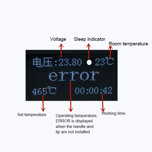 Паяльная станция T12 STM32 с OLED-дисплеем цифровой контроллер температуры панель