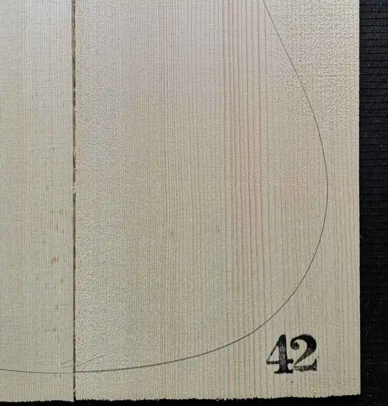 4# класс Picea Abies Alps ель гитара из твердой древесины топ 41 дюймов DIY деревянная гитарная панель ручной работы материал для изготовления гитар 4,5*215*5