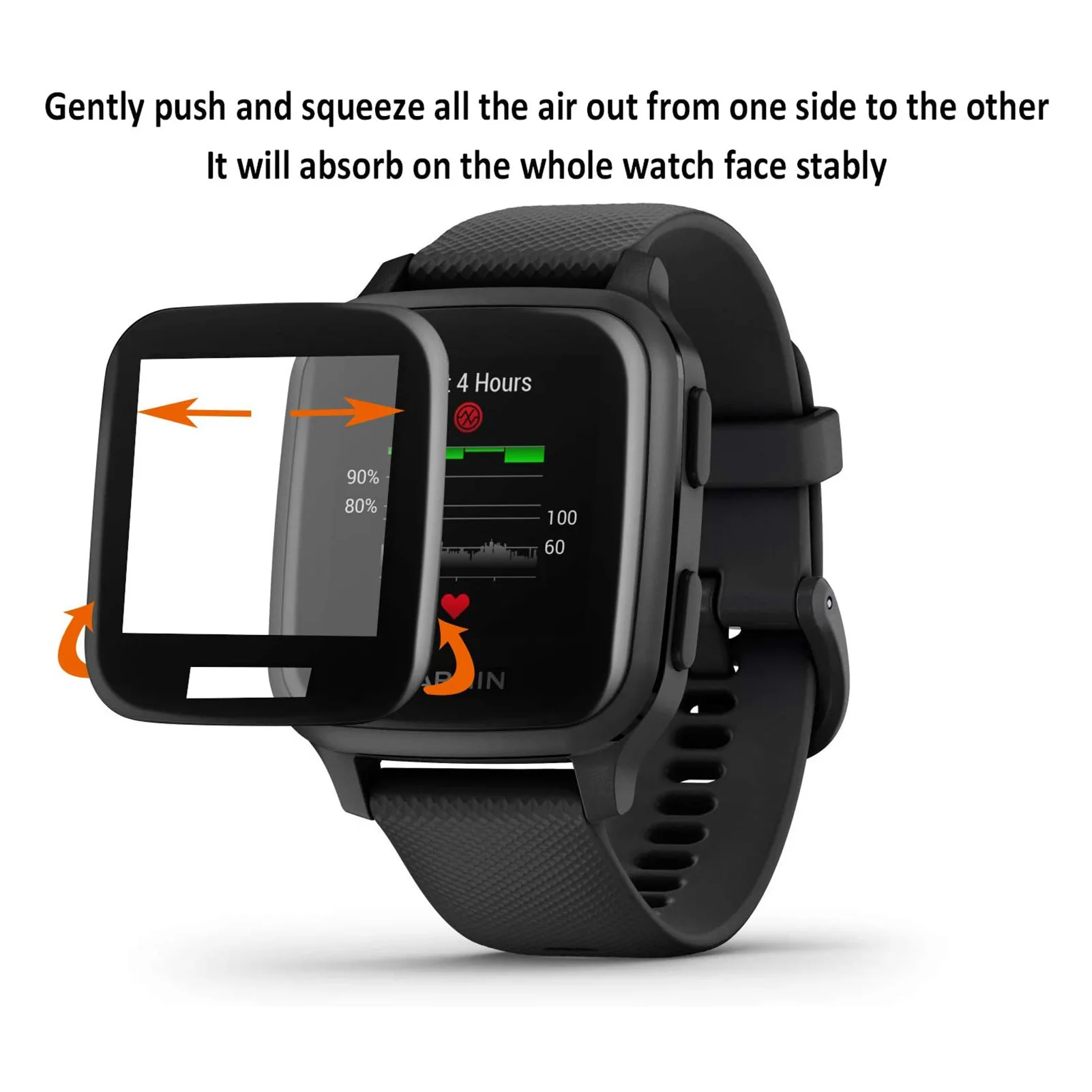 1 шт. чехол для смарт-часов Garmin CAME Sq защита экрана мягкая 3D поверхность полностью