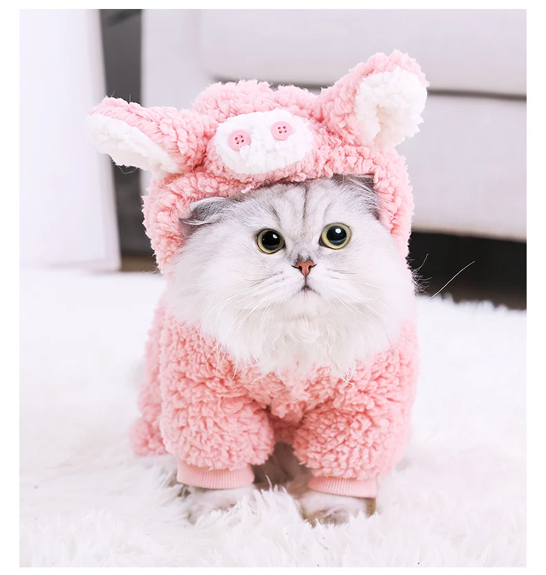 HOOPET кошка одежда для собаки из флиса Щенок Чихуахуа Одежда зимнее пальто костюм для маленьких средних собак кошек