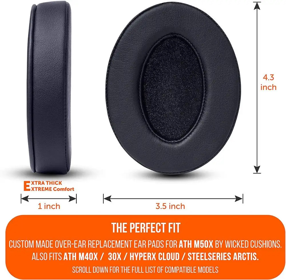 Улучшенные амбушюры ATH M50X 