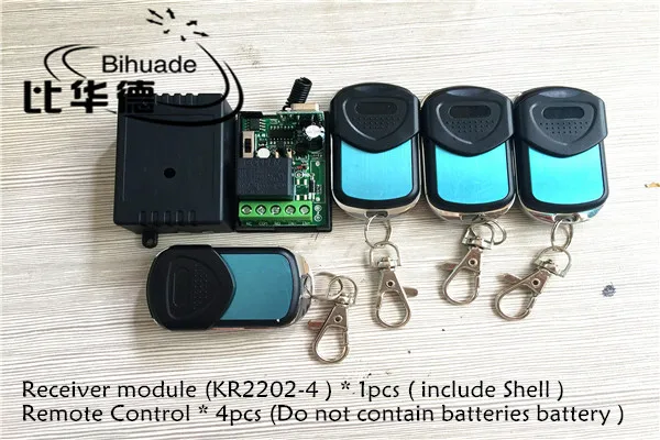 433 МГц Универсальный беспроводной переключатель дистанционного управления DC12V 10A