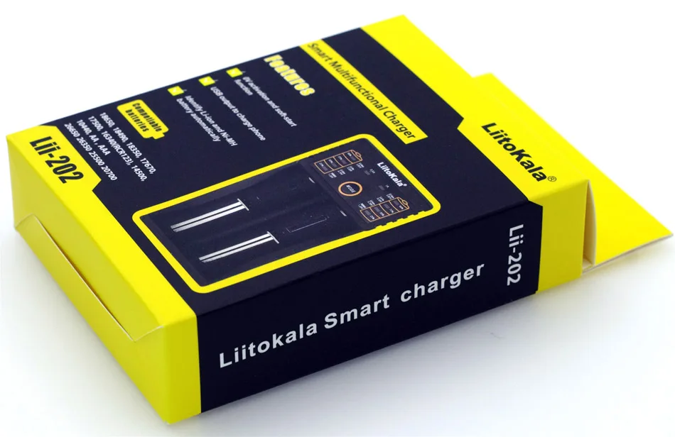 Зарядное устройство Liitokala Lii 202 18650 1 2 в 3 7 85 В AA 26650 10440 14500 16340 умное зарядное для