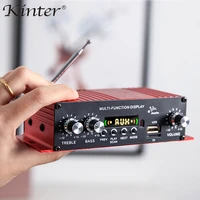 kinter 2 channel sound power stereo amplifier mini hifi audio subwoofer music player with remote control equalizer amp 2021 new