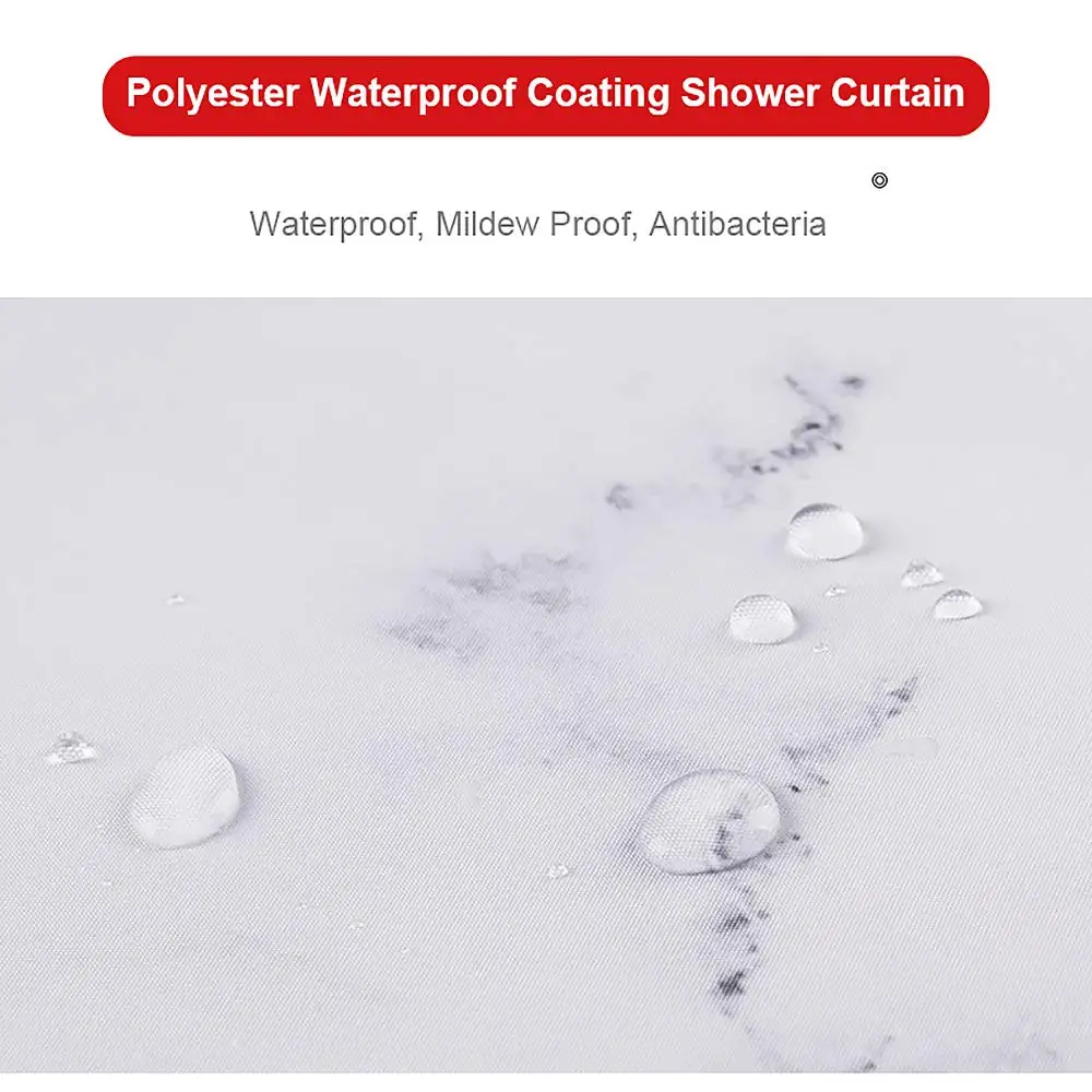 Красивая занавеска для душа с лицом девушки длинные синие волосы художественная