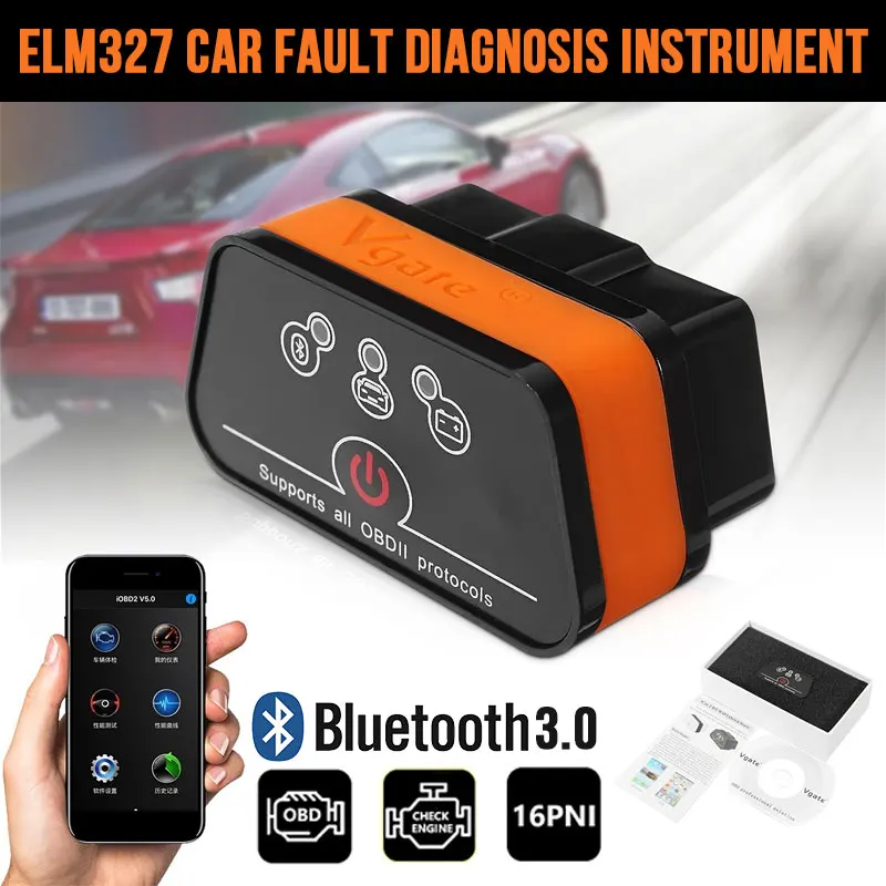 Автомобильный диагностический сканер Obd2 Vgate iCar2 Bluetooth-сканер elm 327 V2.1 obd 2 Wifi ELM327 icar