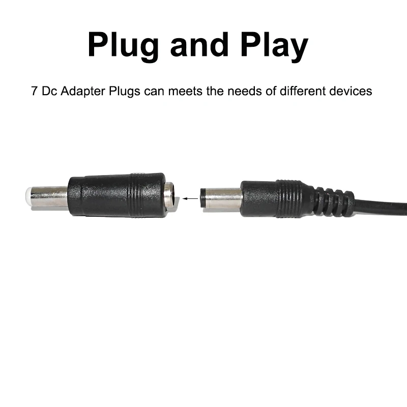 Кабель питания USB в DC Универсальный зарядный кабель с разъемом на постоянный ток