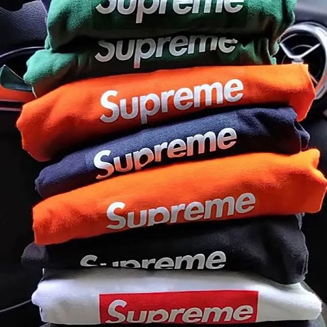 

Supreme 20FW Box L/S Tee Classic Bogo Long Sleeve T-shirt Men Women Cotto Tee 7 Color