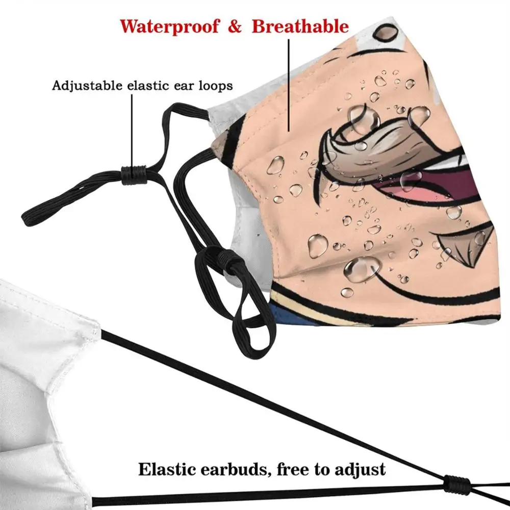 Капитан Монтгомери 2020 пользовательский шаблон моющийся фильтр Pm2.5 для взрослых