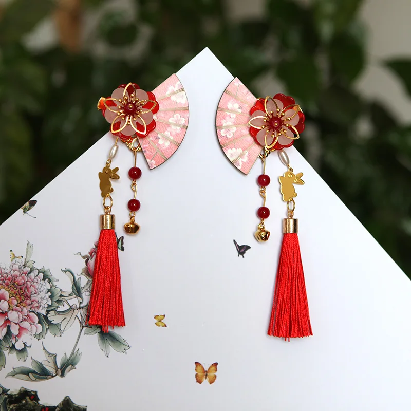 Аксессуары для одежды в стиле древнего ханьского Хана заколка волос с кисточкой