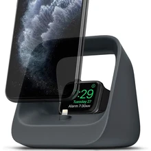 3 in 1 Wired Wireless Charger Stand Holder for iPhone Magnetic Bracket for iWatch Charging Dock Station Base for AirPods Pro
