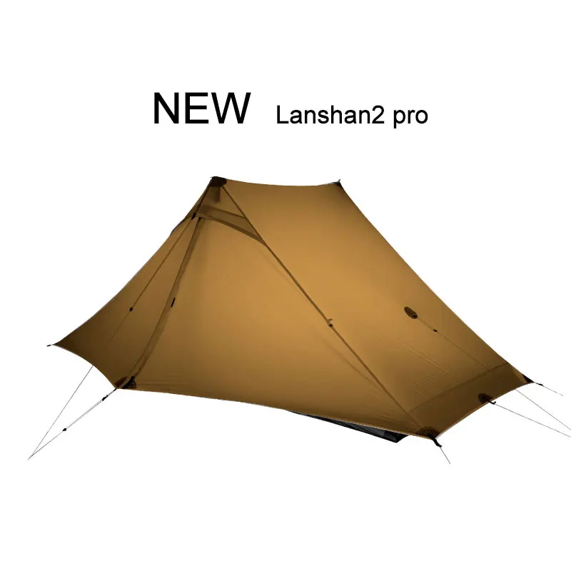 

3F UL GEAR Lanshan 2 Pro 2 человек 3-4 сезона палатка для кемпинга профессиональная 20D Ультралегкая нейлоновая с обеих сторон