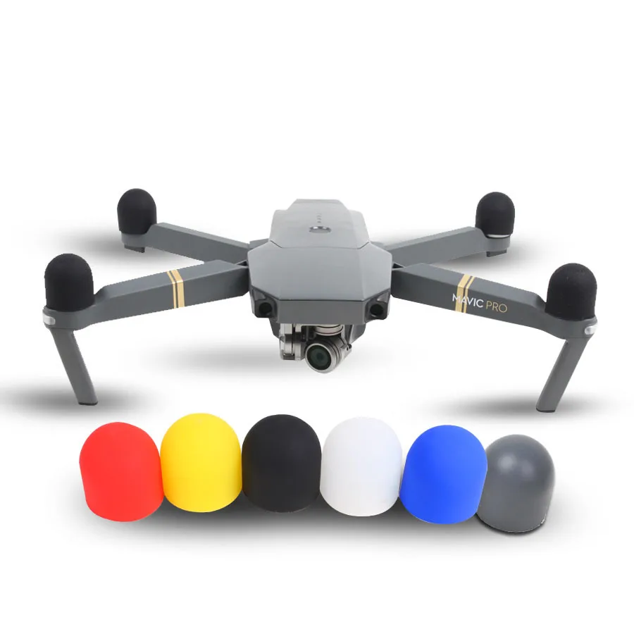 Противоударный мягкий силиконовый чехол для мотора 4 шт. Защитная крышка дрона DJI