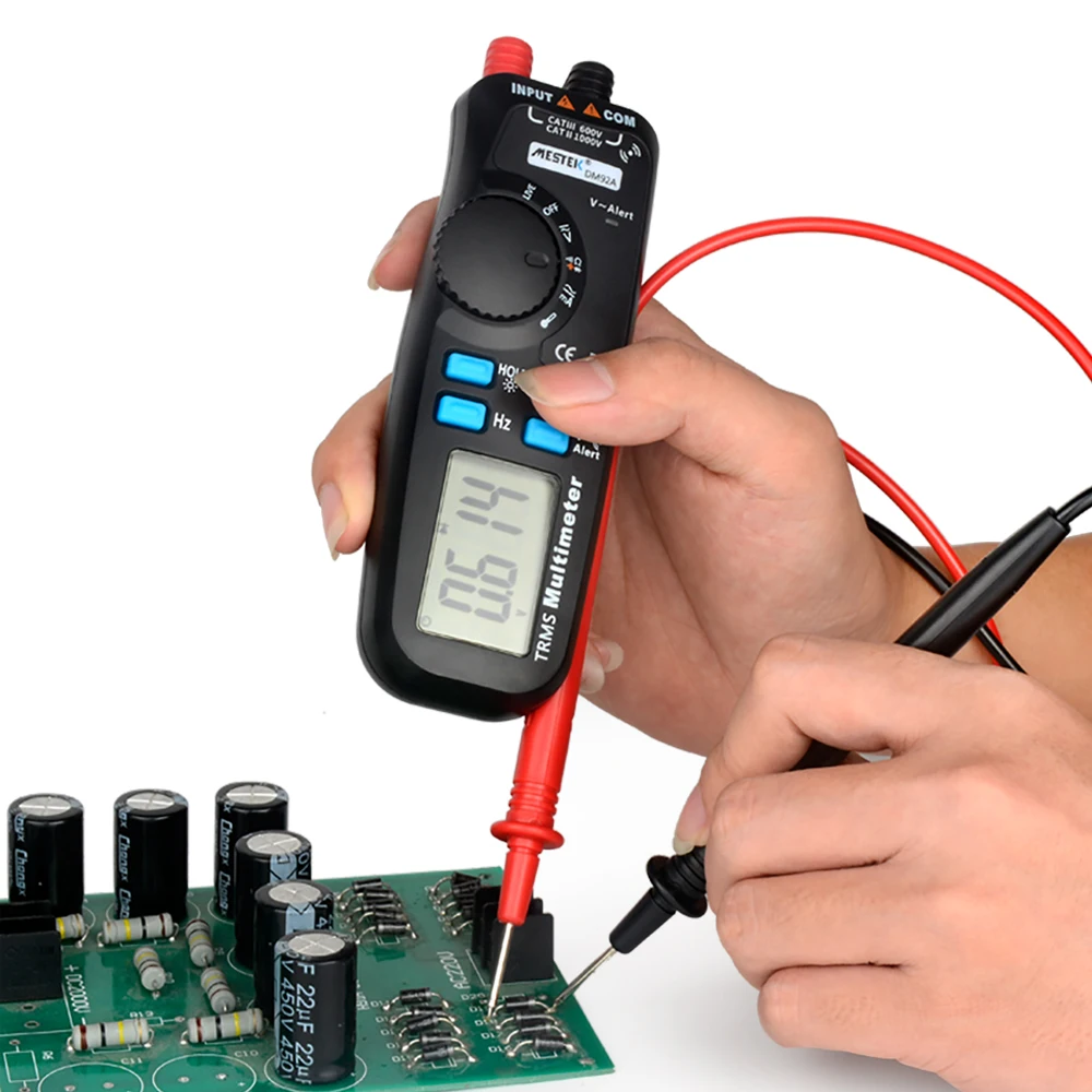 MESTEK Digital Multimeter NCV True RMS 6000 Counts DC/AC Auto Range Multimetester Voltage Tester Backlight Send Probe | Инструменты