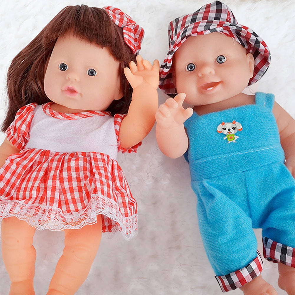 

Simulation Baby Reborn Doll Soft Silicone Plastic Cloth Body Girl Toy Realistic Toddler Children Toy Playmate Birthday Gifts