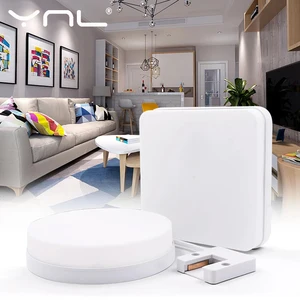 Ультратонкая Поверхностная светодиодный ная панельная лампа, AC85-265V круглая потолочная лампа для украшения дома, 18 Вт, 24 Вт, 36 Вт, 48 Вт