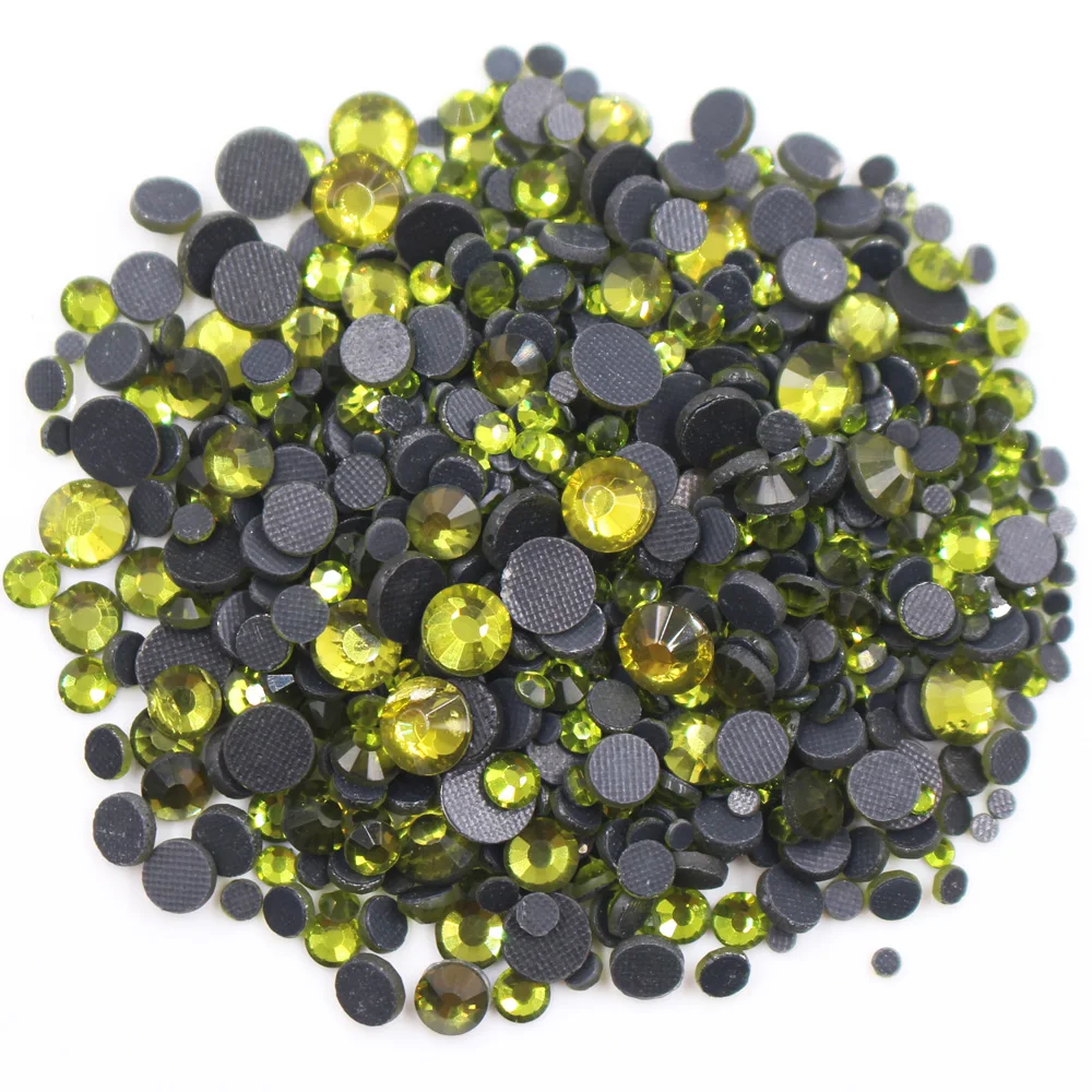 Стразы блестящие для одежды стразы с плоским основанием SS6-SS30 | Дом и сад