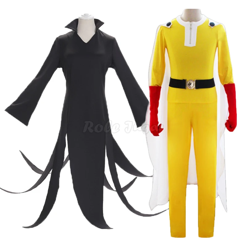 

Anime ONE PUNCH-MAN Cosplay Costume Full Sets Men Women Halloween Party Saitama Tatsumaki Fubuki Outfits S-3XL C113X31