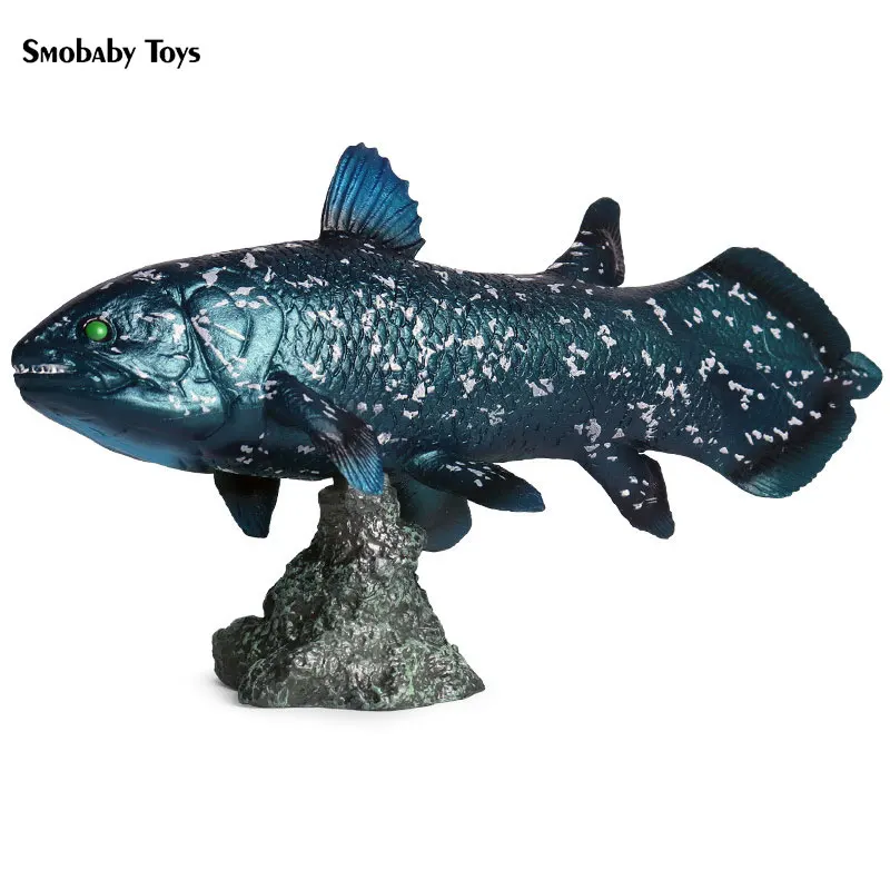 Оригинальные Твердые latimeria доисторическая Морская жизнь ПВХ динозавр Юрского