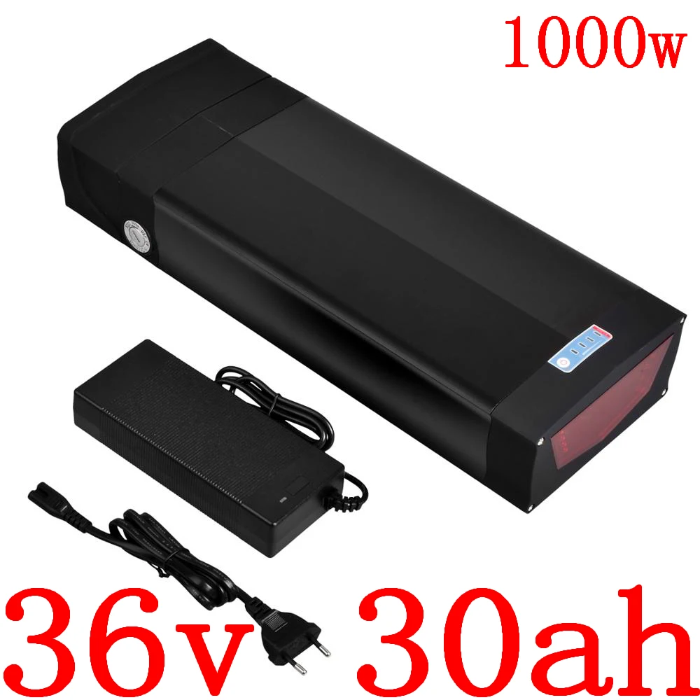 

36V Electric Bike Battery 36V 30AH 1000W lithium ion battery 36V 20AH 25AH 30AH electric scooter battery with charger free duty