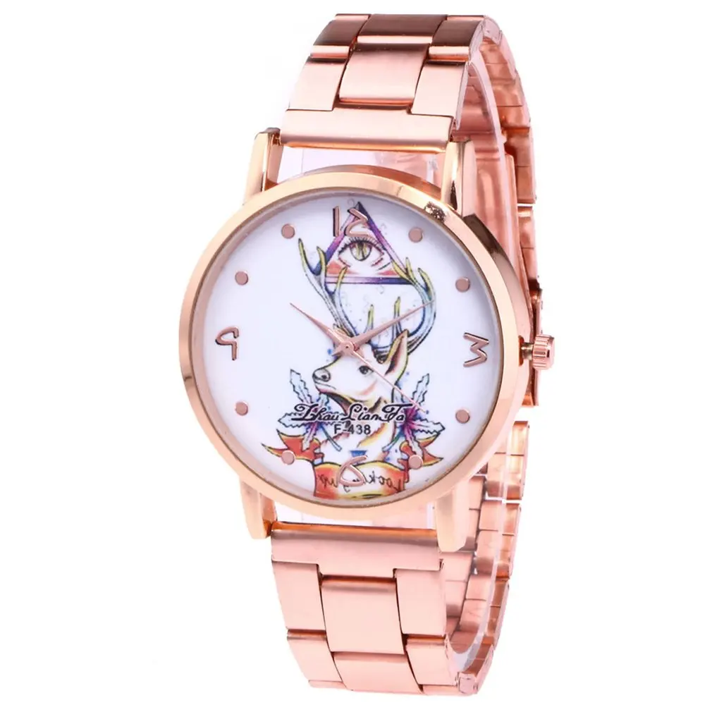 Мужские наручные часы из нержавеющей стали золотые и розовые кварцевые лучший