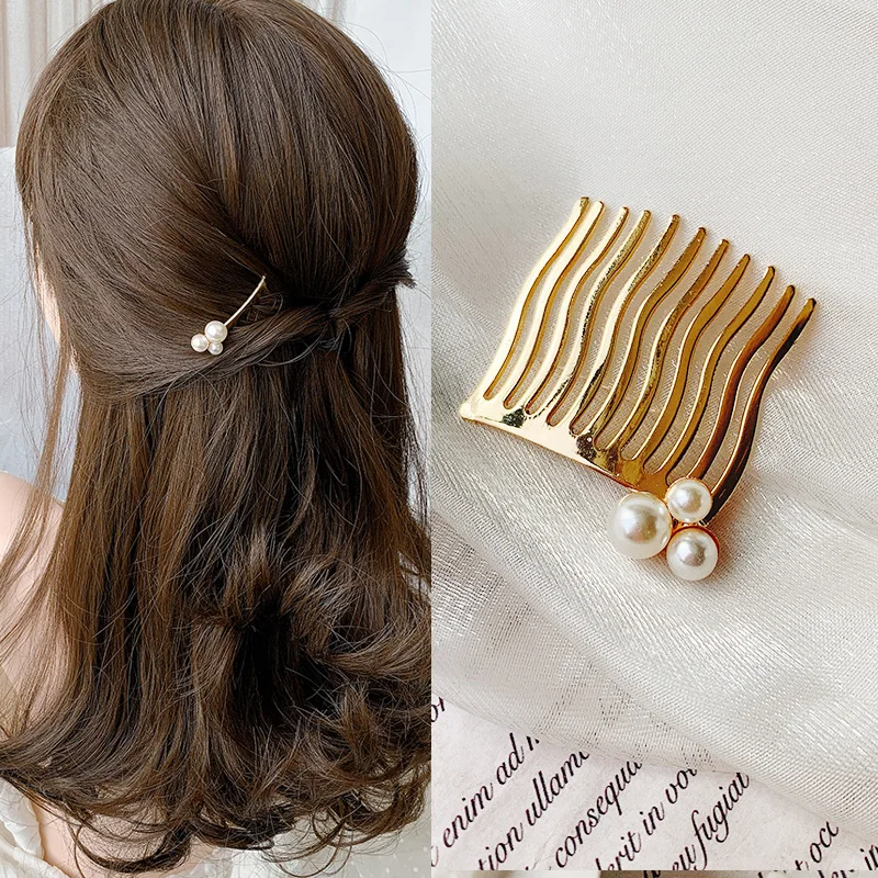 

Fashion Girls Metal Hair Comb With Diamond Crown Comb Version Fashion Girls Hair Pin Water Drill Hairpin