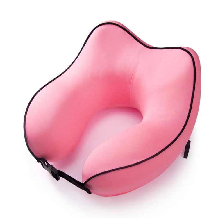 U образная подушка из хлопка с эффектом памяти и для шеи переносная путешествий u