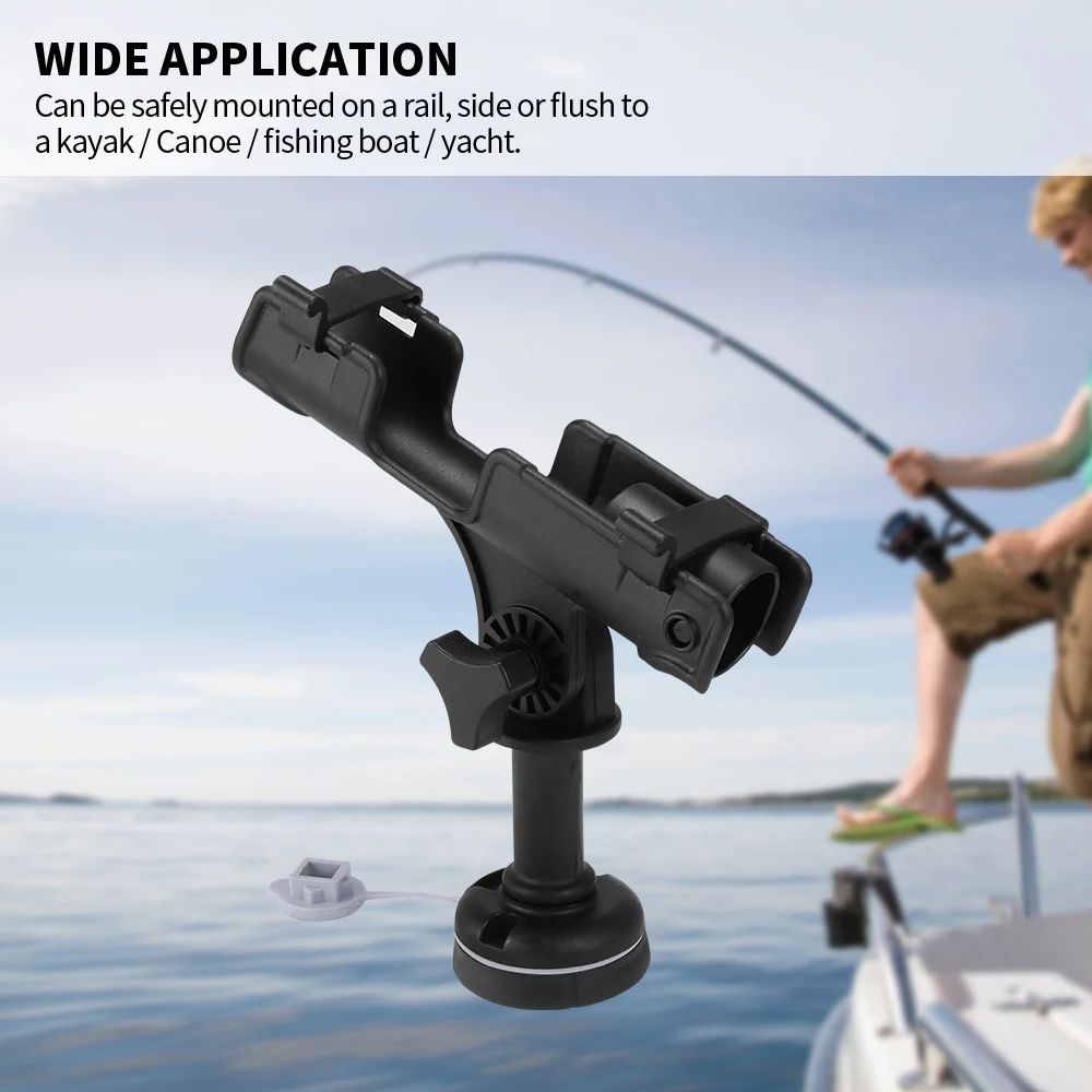 

1PCS Fishing Support Rod Holder Bracket Kayaking Yacht Fishing Tackle Tool Strong 360 Degrees Rotatable Accessories Pole Bracket