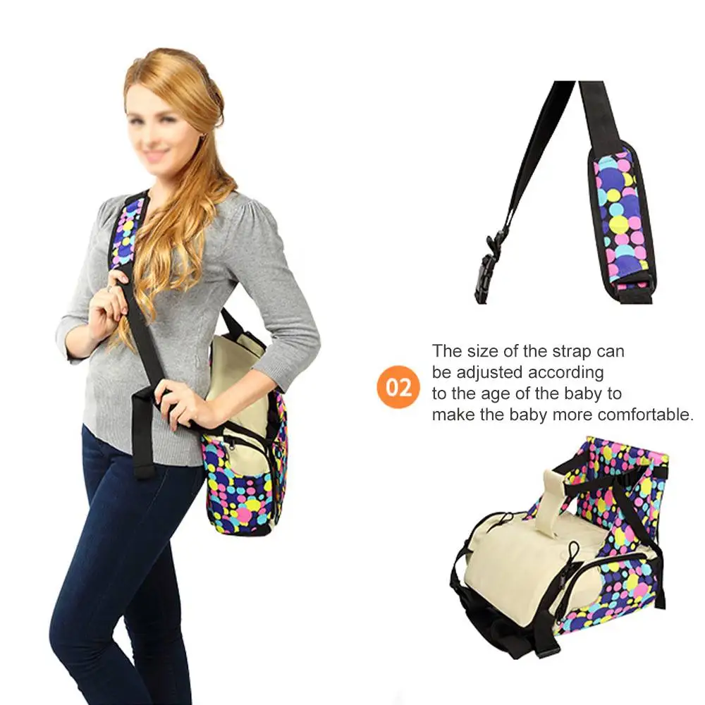 

Portable Dining Chair Mummy Bag Folding Baby Travel Booster Seat Kids Diaper Bag Newborns Nursing Dining Feeding Safety Seat