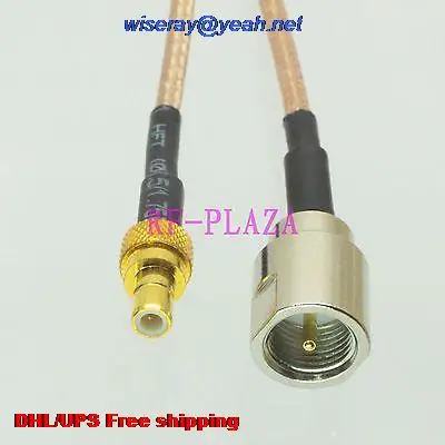 

DHL/EMS 100 pcs Cable 8inch FME male plug to SMB male plug RG316 RF Pigtail jumper cable with one year warranty-A2