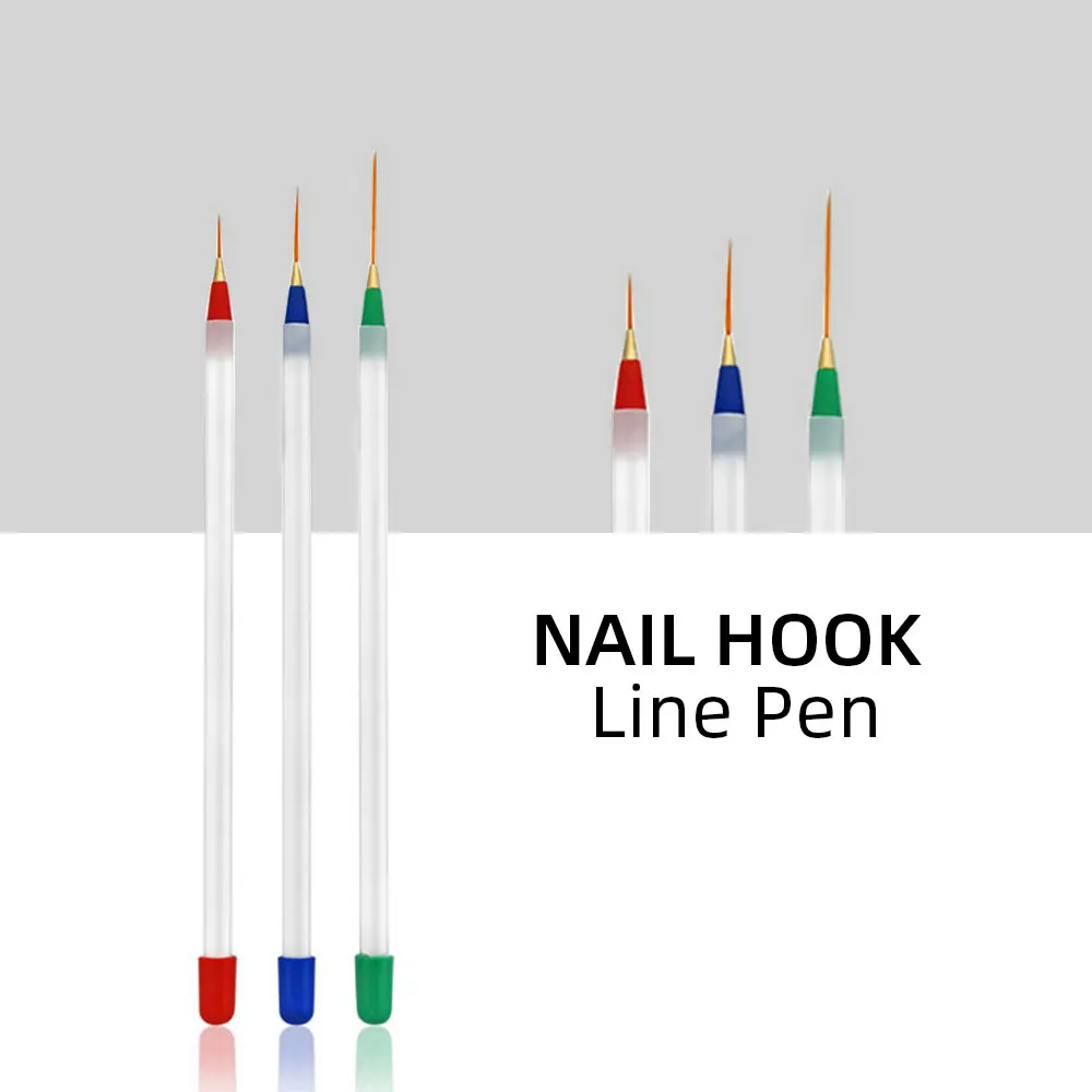 Missguoguo акриловая кисть для ногтей дизайна Гелевая Кисть маникюрная круглая