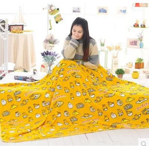 Креативные мягкие животные Gudetama Lazy яичный желток плюшевые фланелевые охлаждающее одеяло простыни наволочка для мягкой подушки детские игрушки